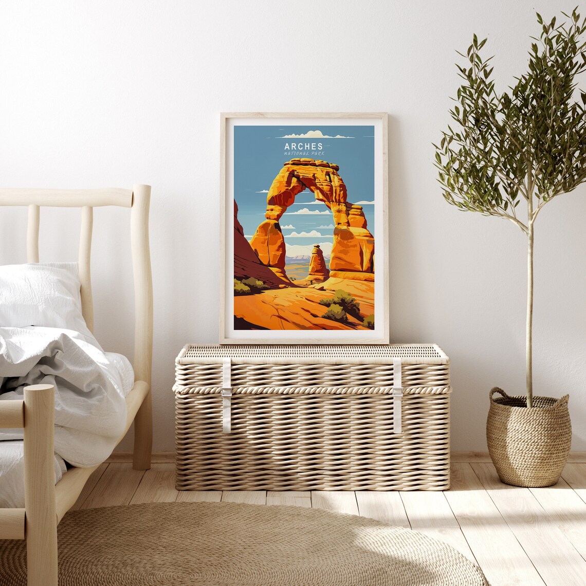 Arches National Park Travel Poster, Personalized Print - Image 3