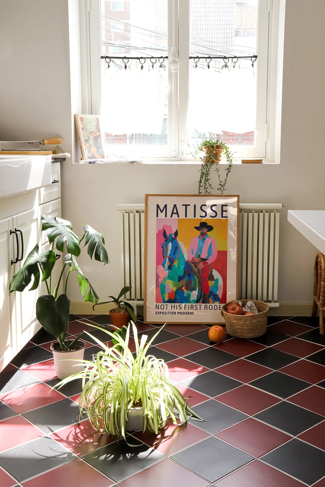 Matisse Style Cowboy Rodeo Colorful Horse Modern Exhibition Poster - Image 3