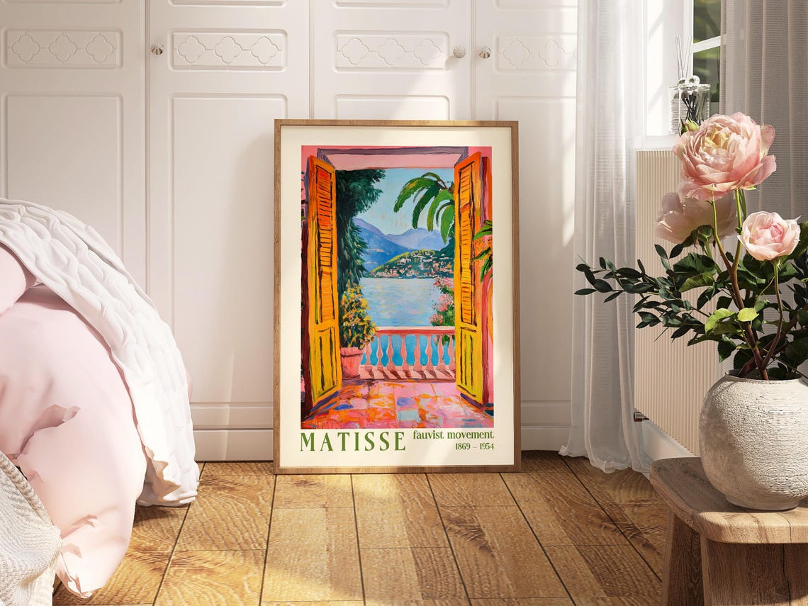 Matisse Open Window Fauvism Vintage Modern Art Print - Image 2