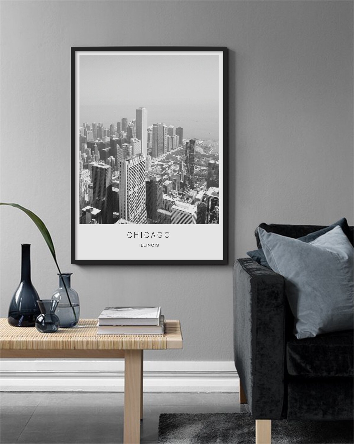 Chicago Print, Chicago Illinois City Art - Image 2