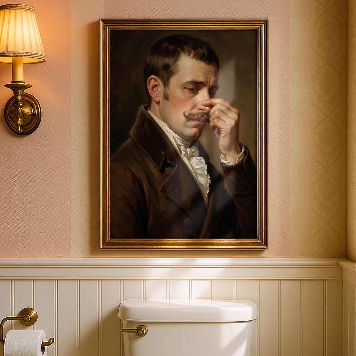 Funny Bathroom Decor Toilet Wall Art Print