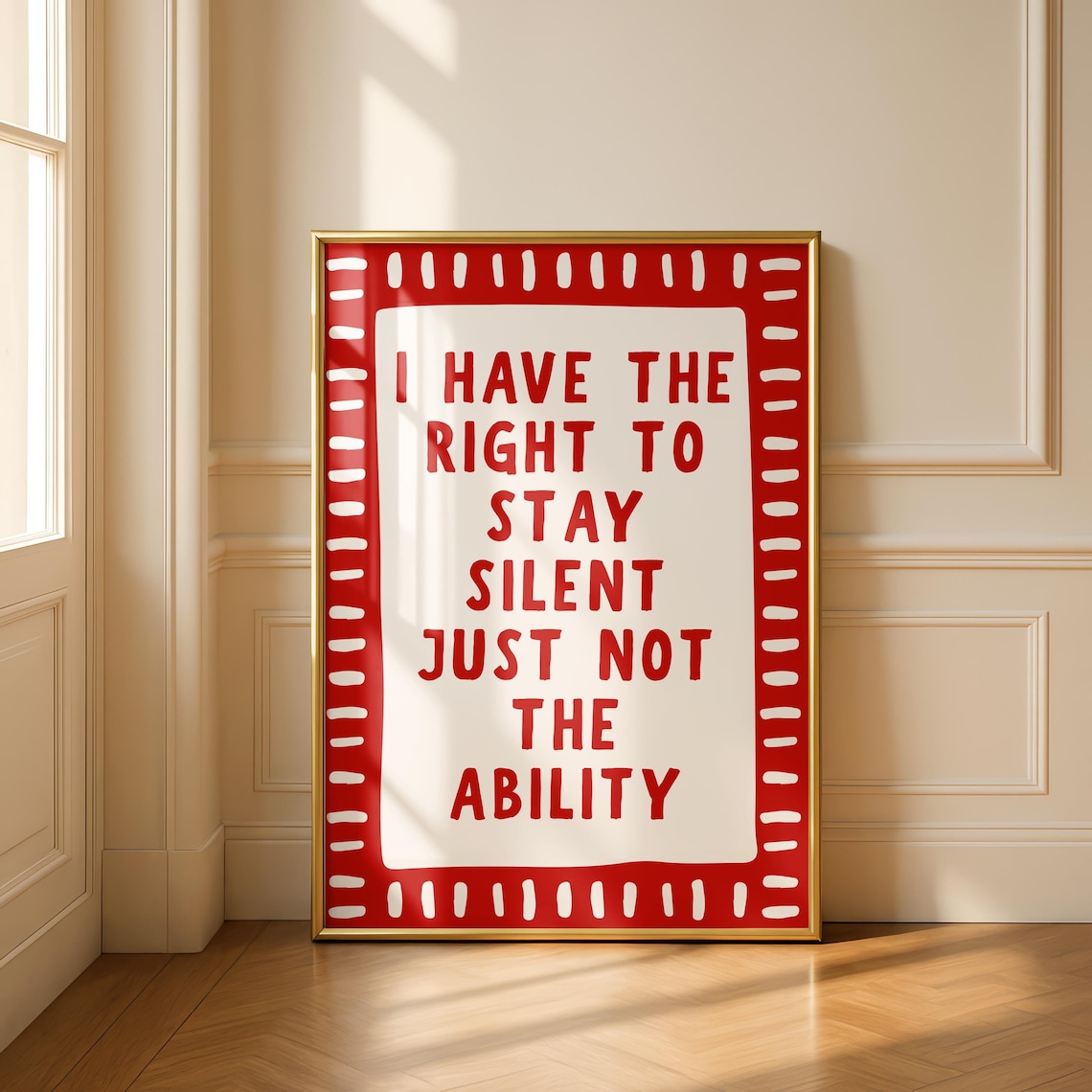 Funny Quotes Typography Hallway Art Print