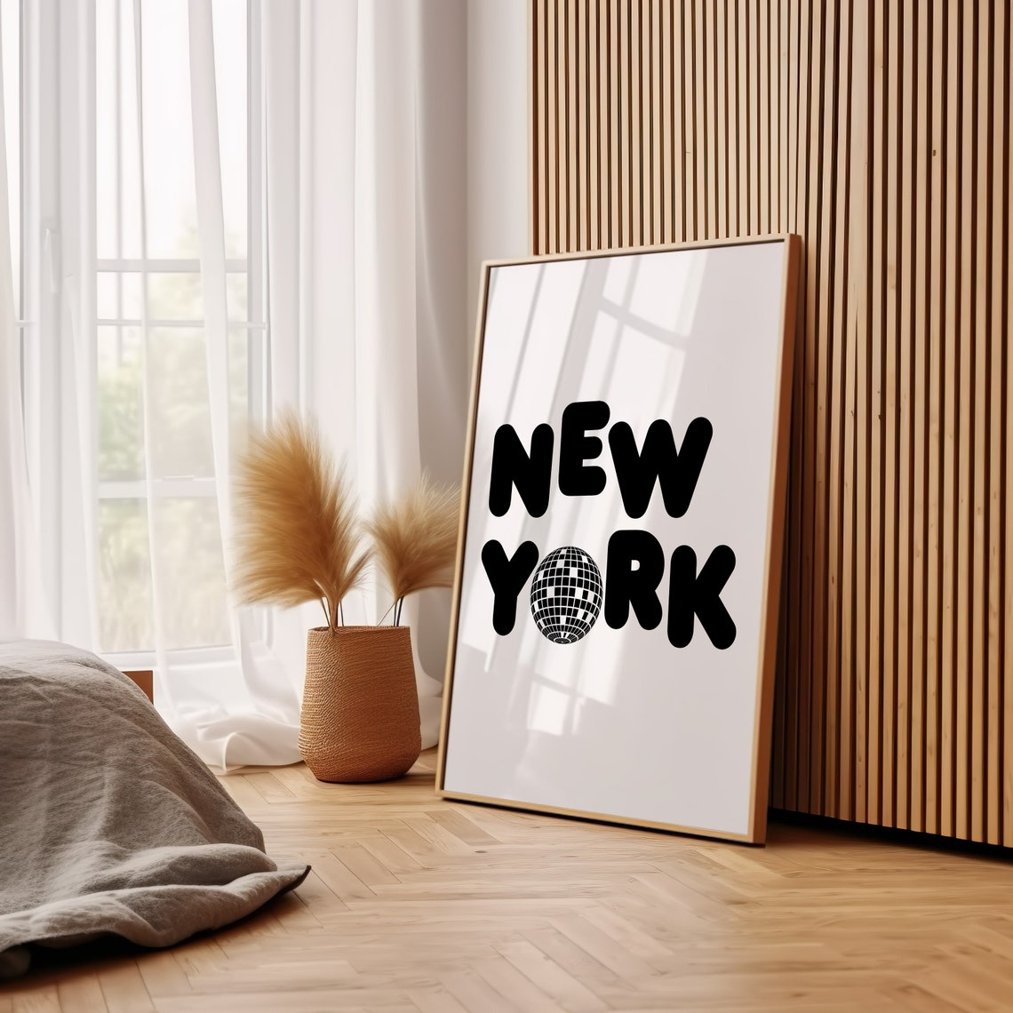 New York Wall Art Retro New York Home Decor Minimalist New York Art Trendy Bar Cart Print New York City Poster Nyc Poster - Image 3