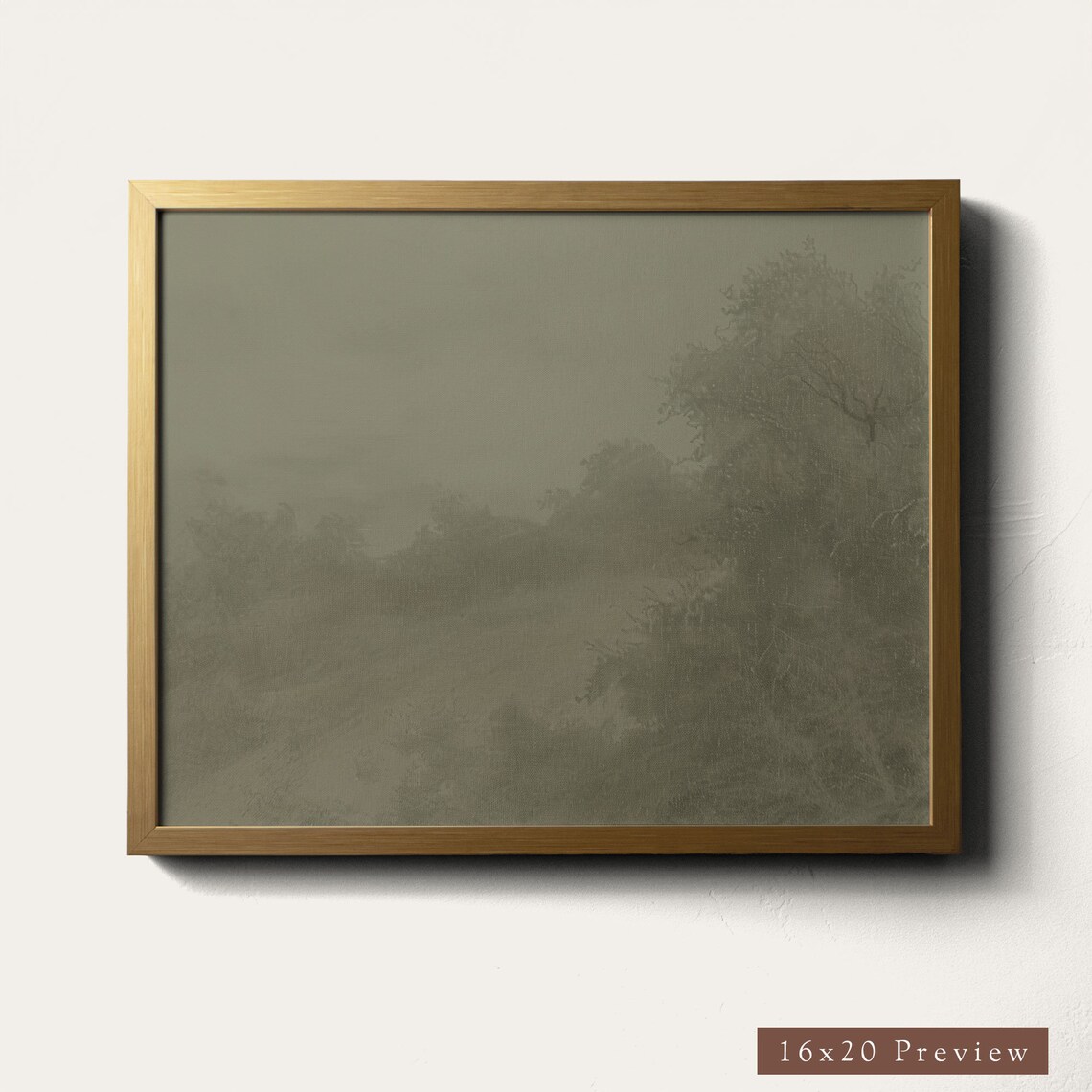 Shepherd With Sheep In Golden Pasture Vintage Style Art Poster - Image 5