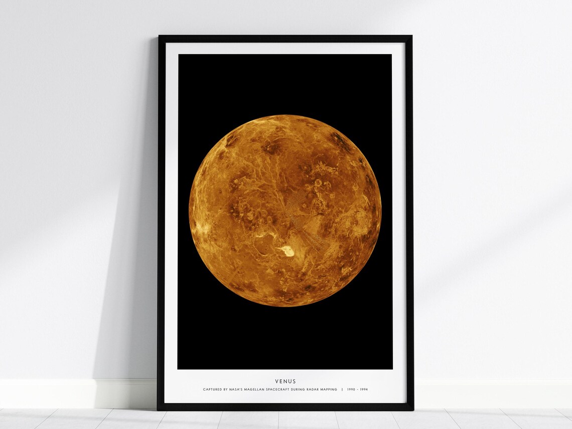 Venus Planet NASA Solar System Art Print