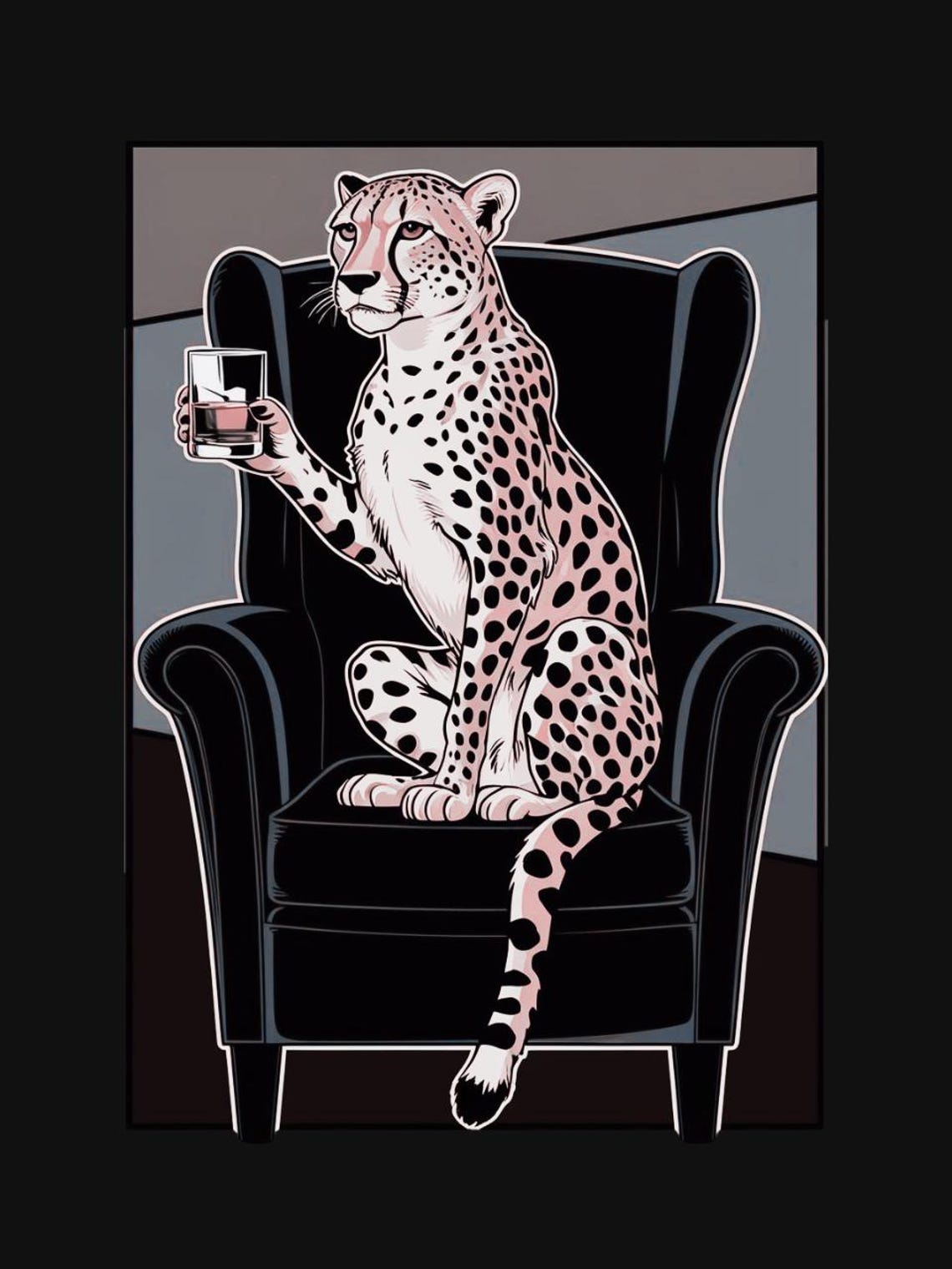 Cheetah Wall Art Print - Image 3