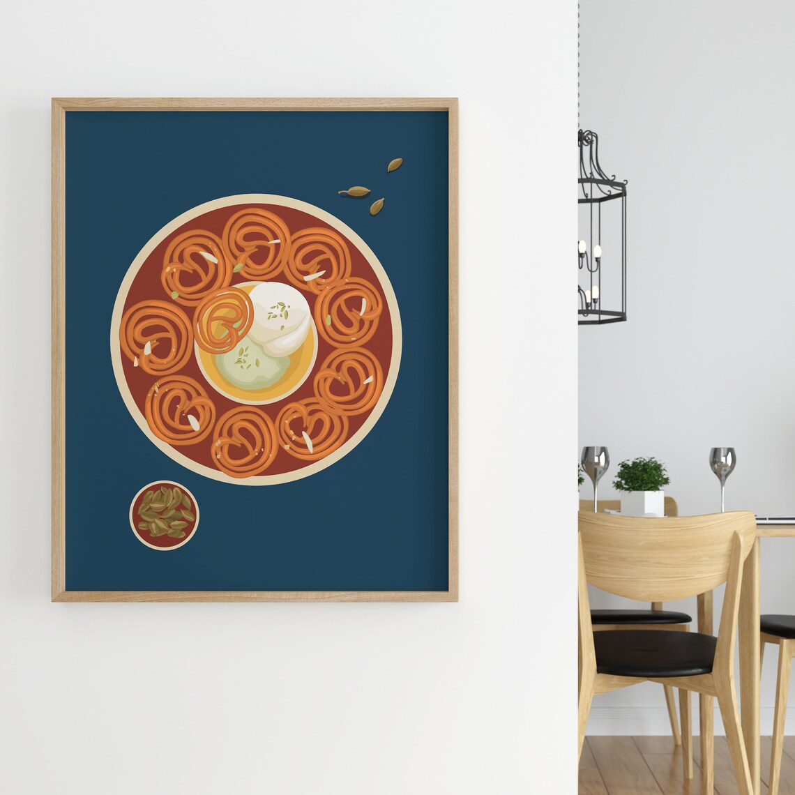 Jalebi Art, Indian Sweet Pop Art Poster - Image 4