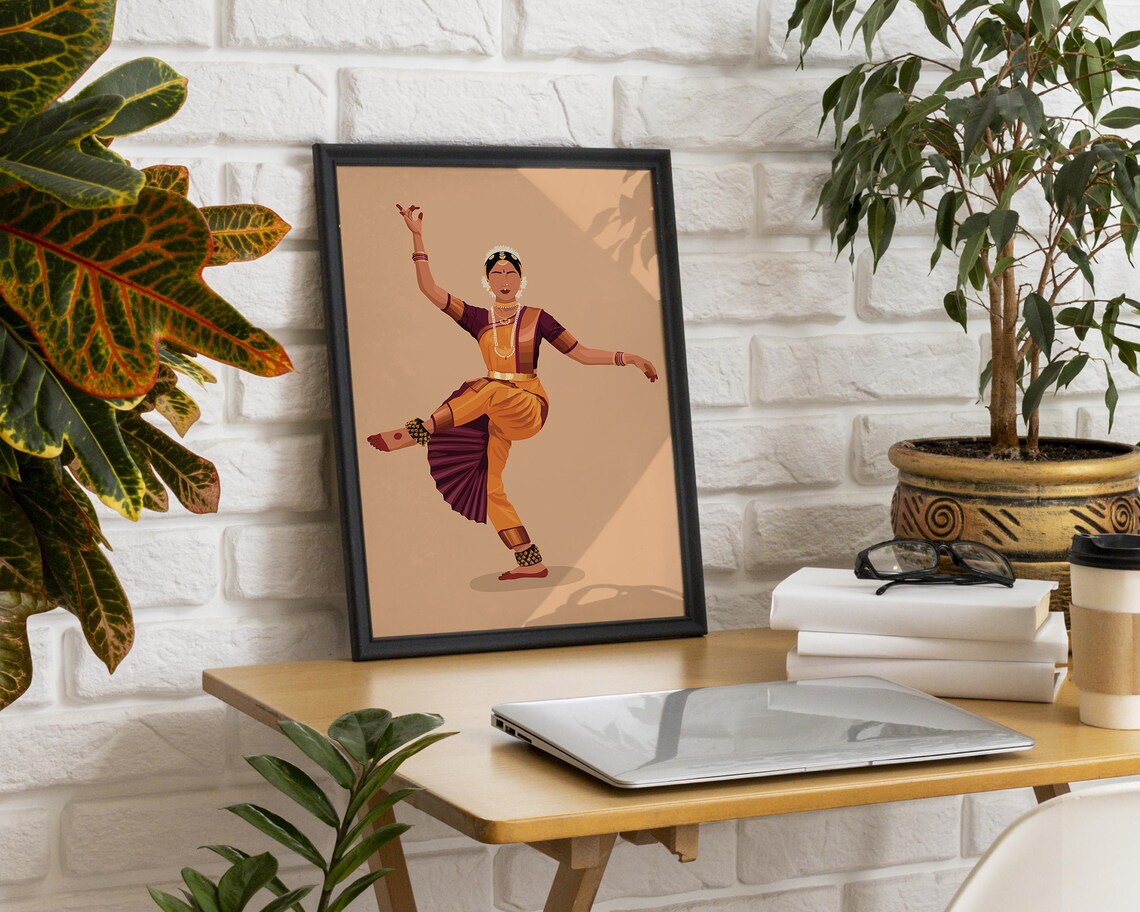 Bharatanatyam Dancer - Indian Art - Image 4