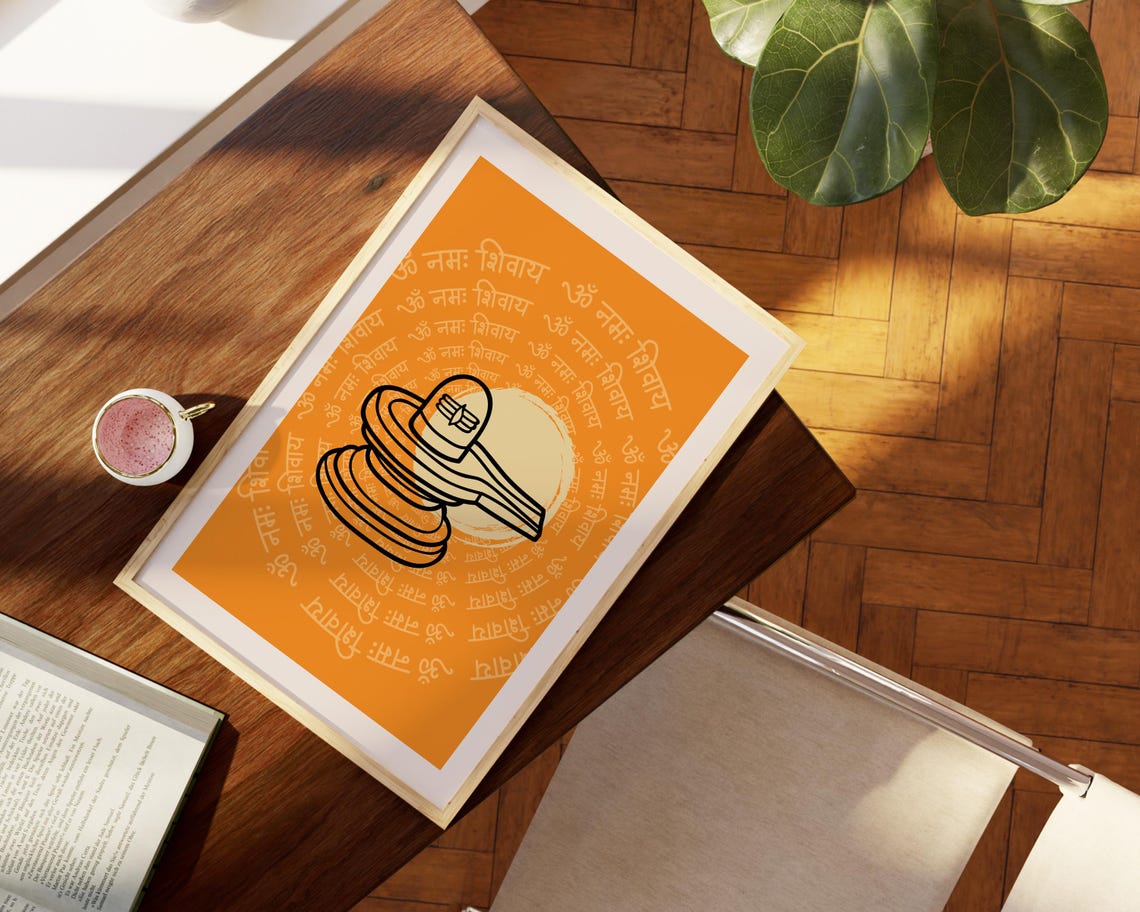 Lord Shiva Art Print Shiva Wall Art Hindu God Art Hindu Artwork Shiva Poster Hindu Art Meditation Poster Spiritual Wall Art Mahadev - Image 4