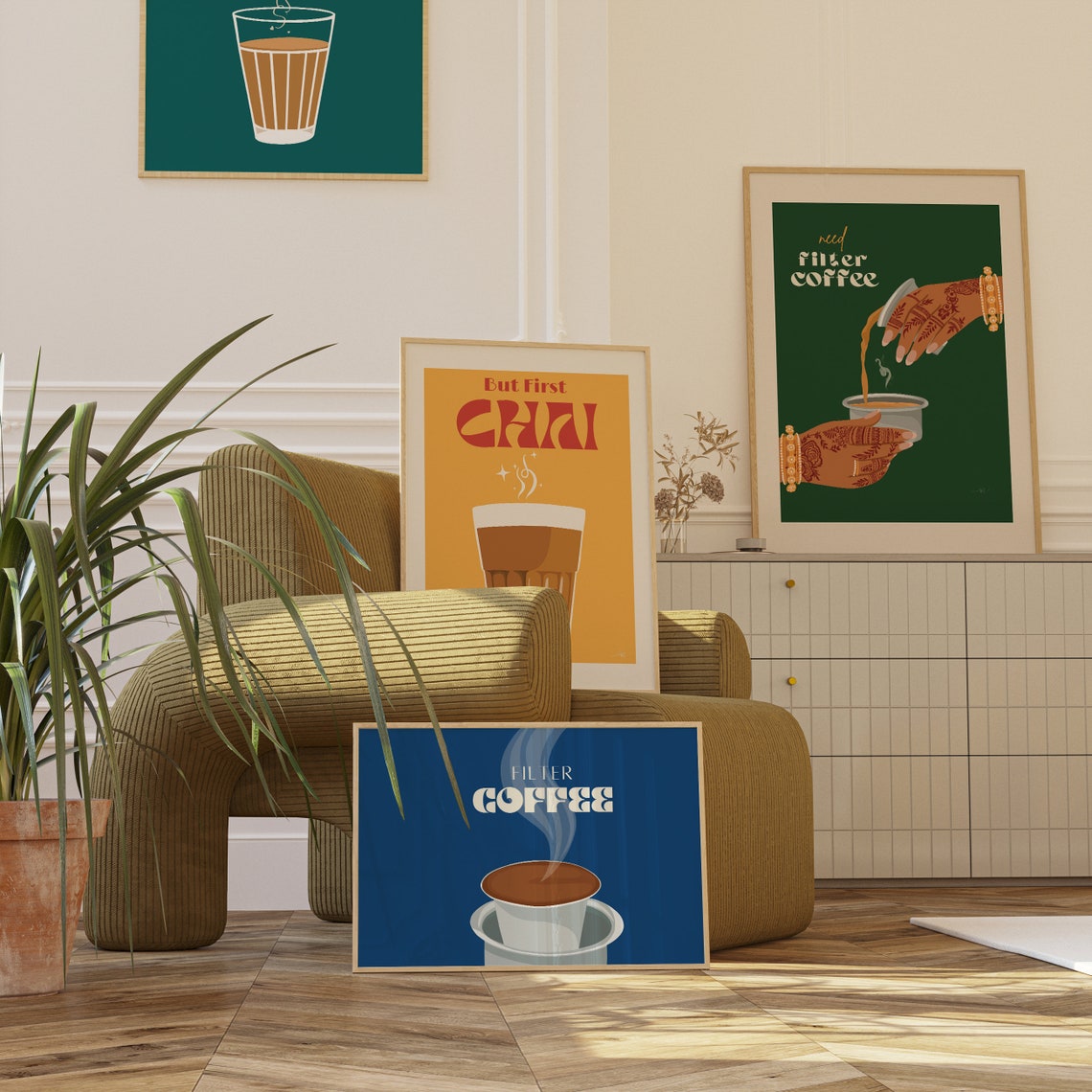 No Chai No Kaam Chai Art, Retro Pop Art - Image 3