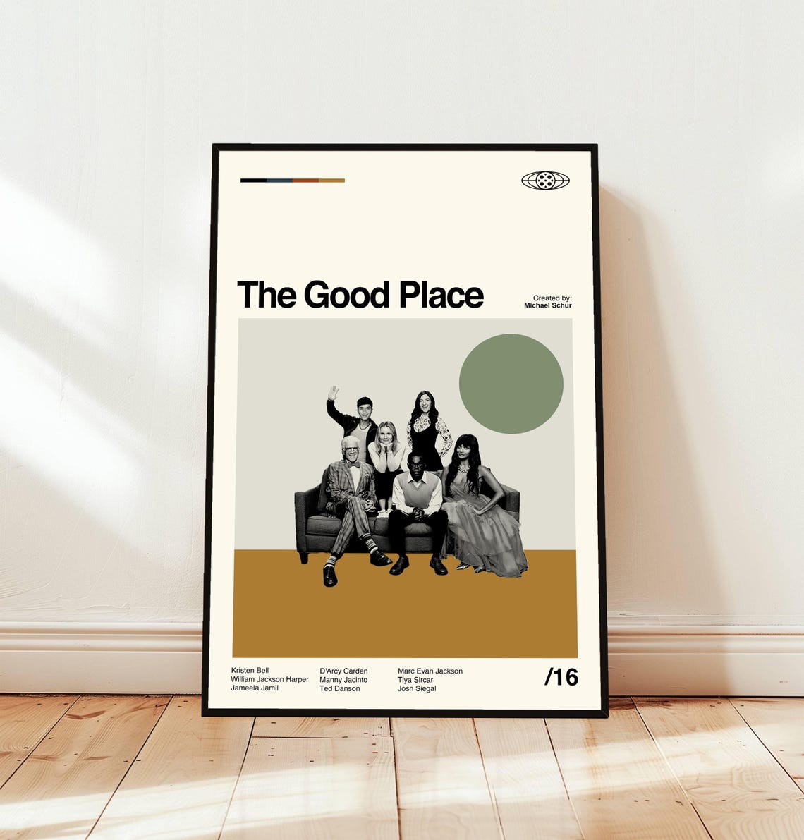 The Good Place Minimalist TV Series Poster Michael Schur Comedy Art
