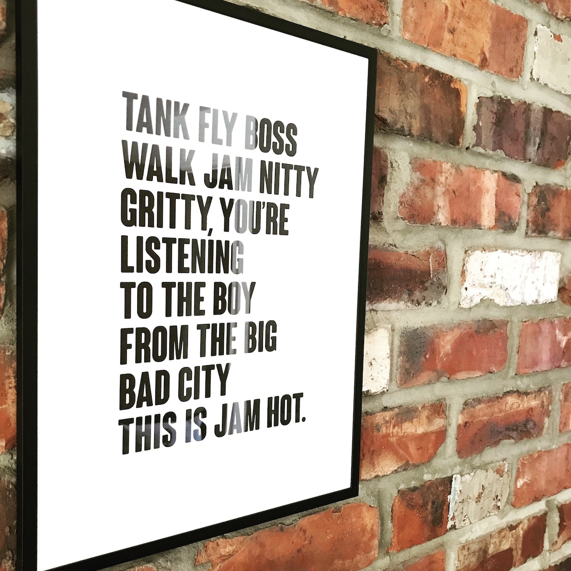 Tank Fly Boss Walk Jam Nitty Gritty Art Print