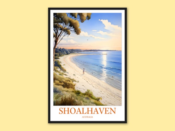 Shoalhaven Travel Print Australian Beach Wall Art