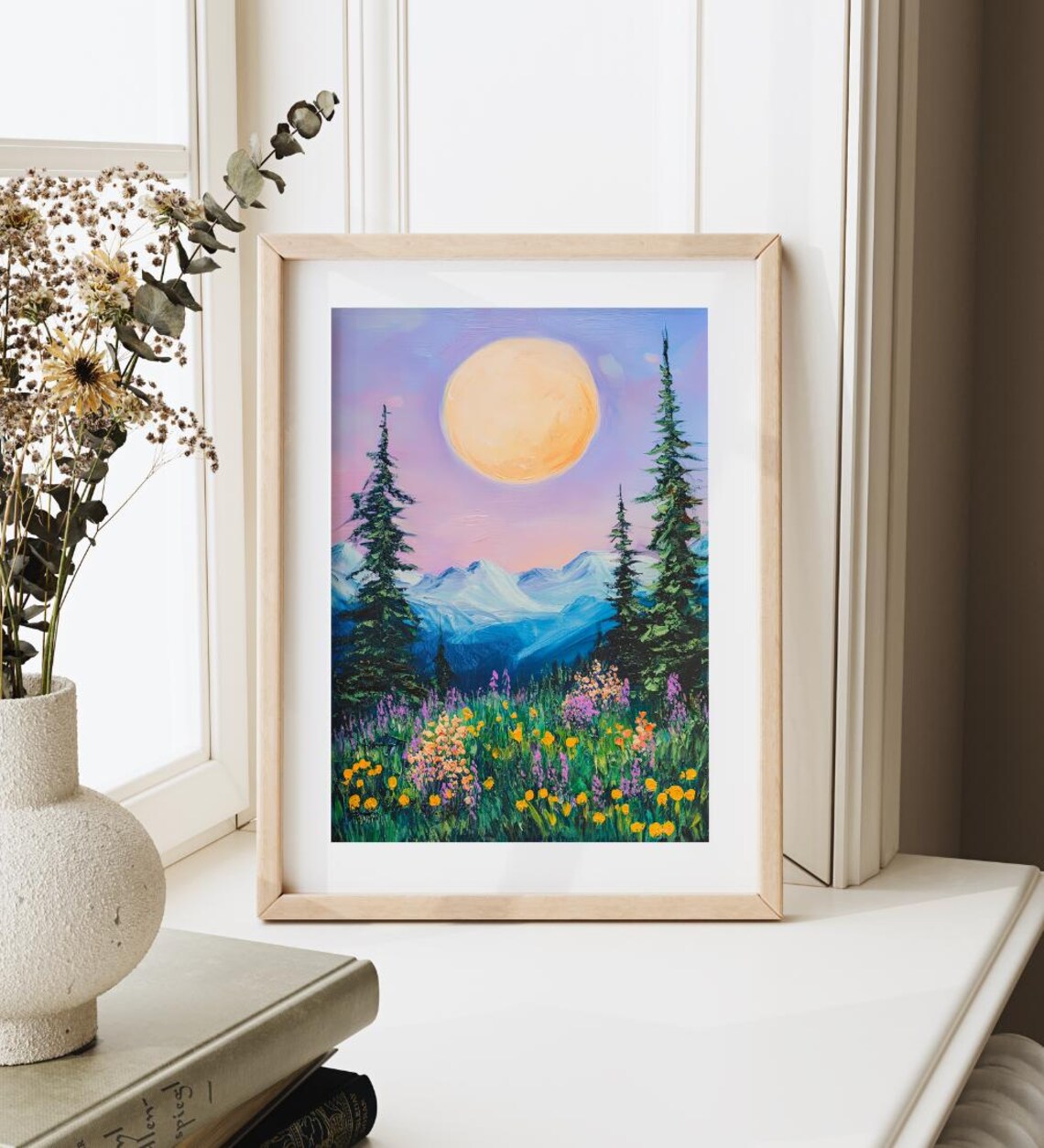 Colorful Flower Garden Illustration, Botanical Print - Image 3