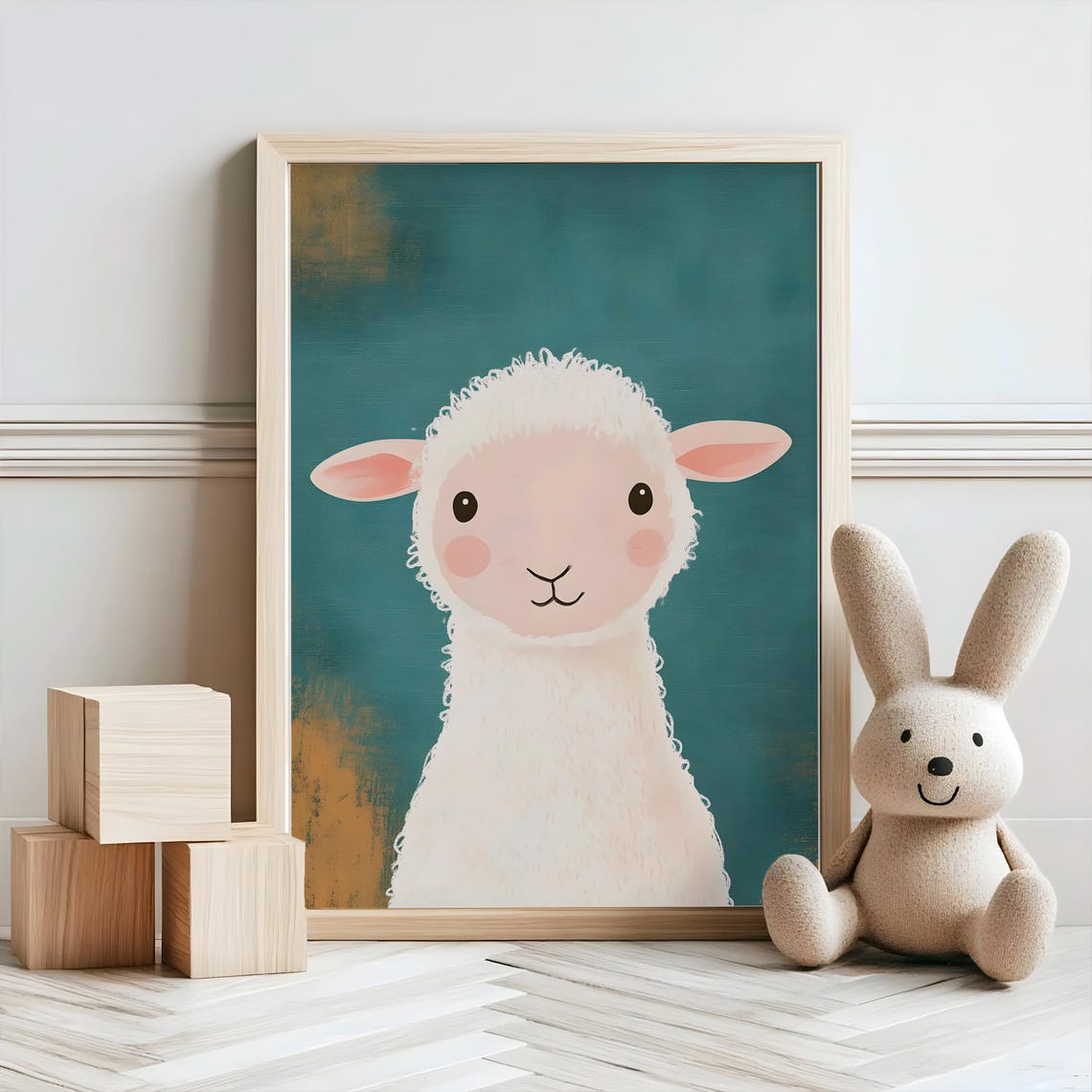 Nursery Decor Baby Room Wall Art Nursery Decor Prints Animal Boho Kids Room Decor Instant Playroom Print - Image 2