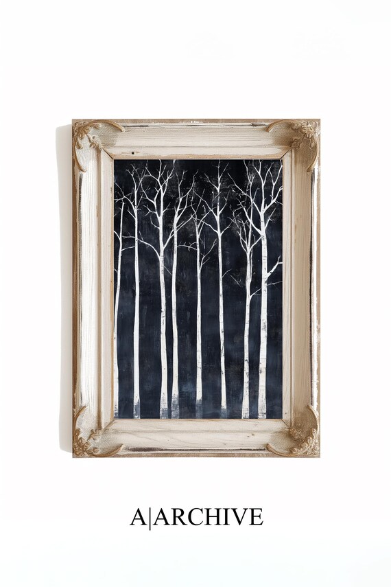 Moody Botanical Gothic Autumn Wall Art Dark Botanical Print Vintage Floral Decor