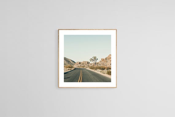 Joshua Tree Desert Photograph, Boho Landscape