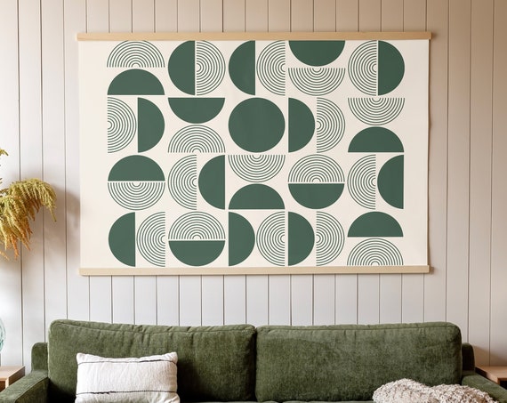 Geometric Wall Art, Mid-Century Modern