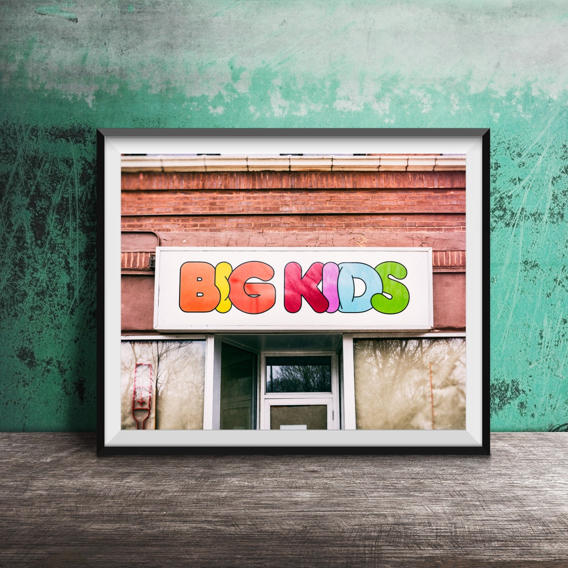 Big Kids Unframed Wall Art Photo Modern Photography Print Adult Children Fun Grownup Art Colorful Apartment Condo Home Decor