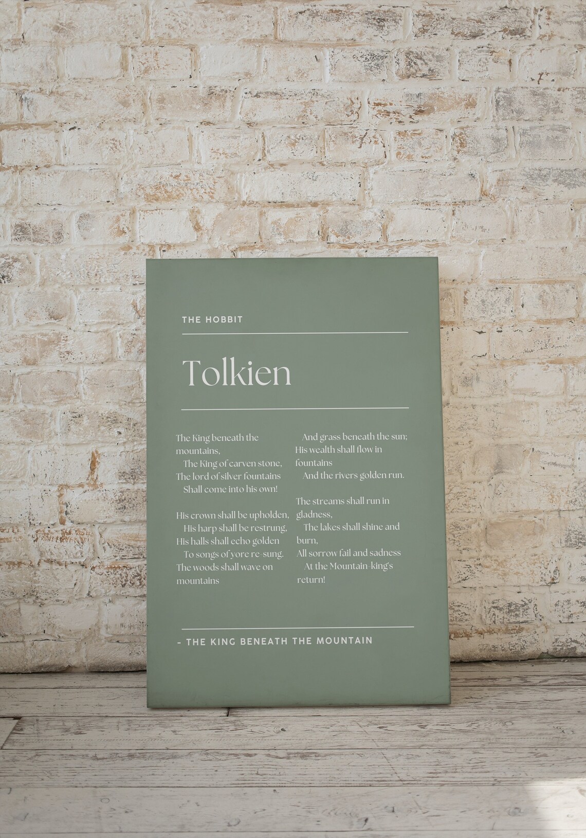 Tolkien The Hobbit Quote, Typography Art Print - Image 2