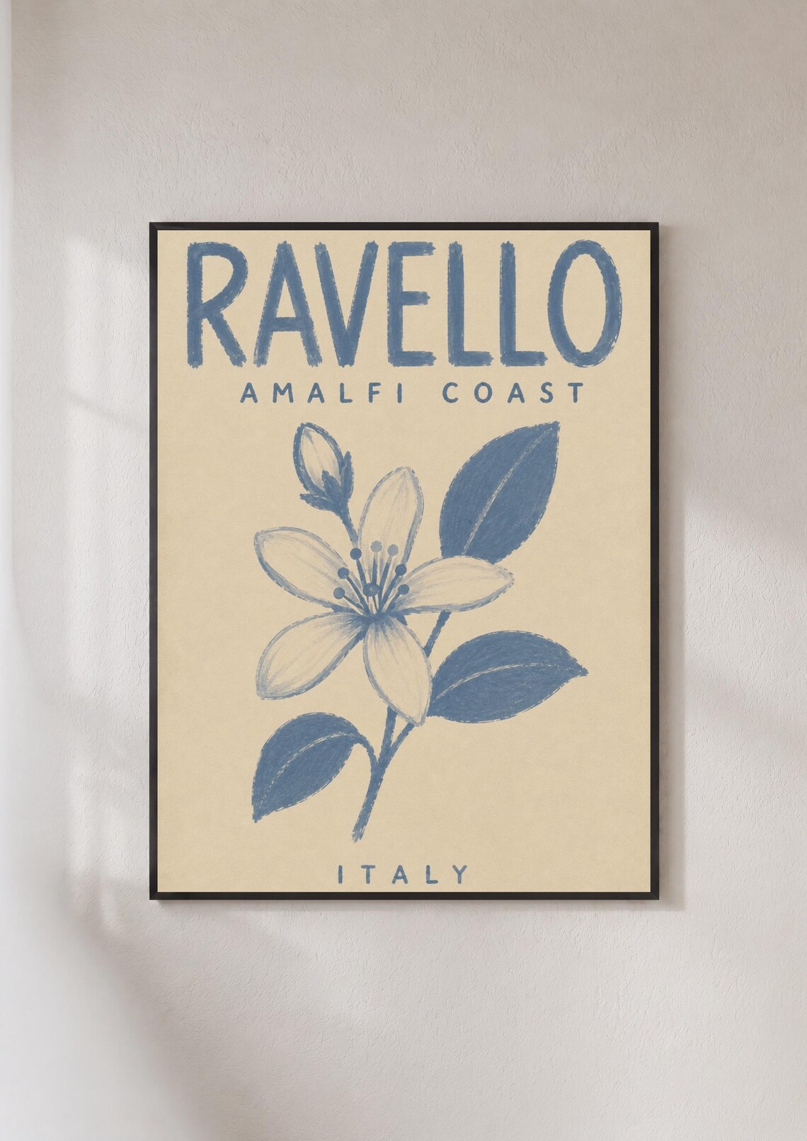 Ravello Amalfi Coast Italy Travel Poster