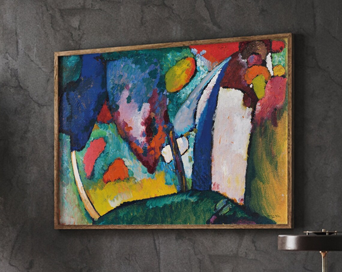 Wassily Kandinsky The Waterfall 1909 Poster Print