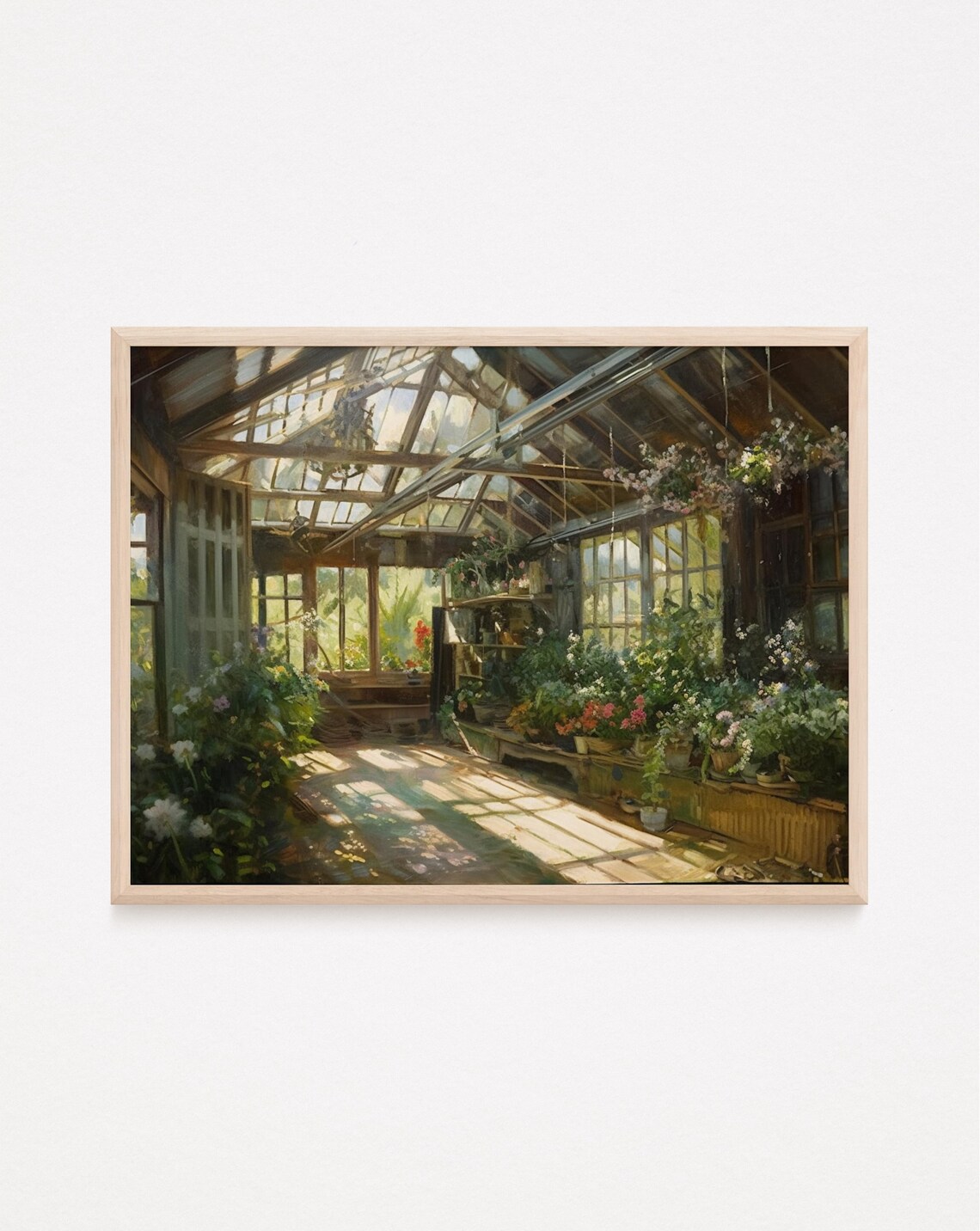 Vintage Greenhouse Botanical Garden Art Print - Image 2