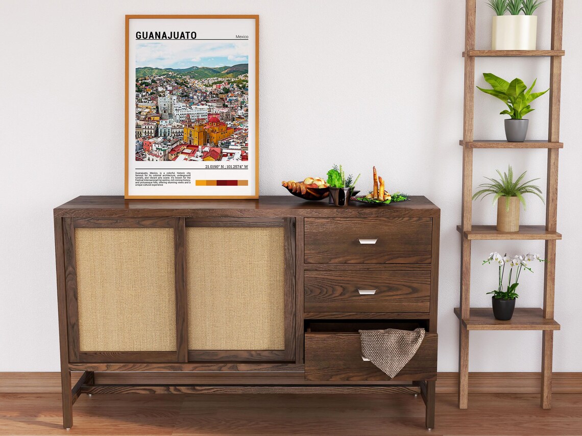 Guanajuato Mexico Travel Poster, Cultural Wall Art - Image 5