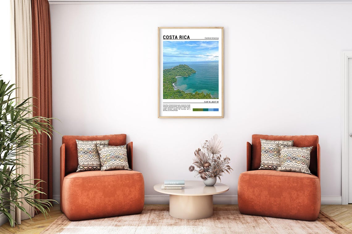Costa Rica Print Costa Rica Poster Costa Rica Wall Art Costa Rica Travel Costa Rica Art Print Costa Rica Photo Costa Rica Artwork - Image 7