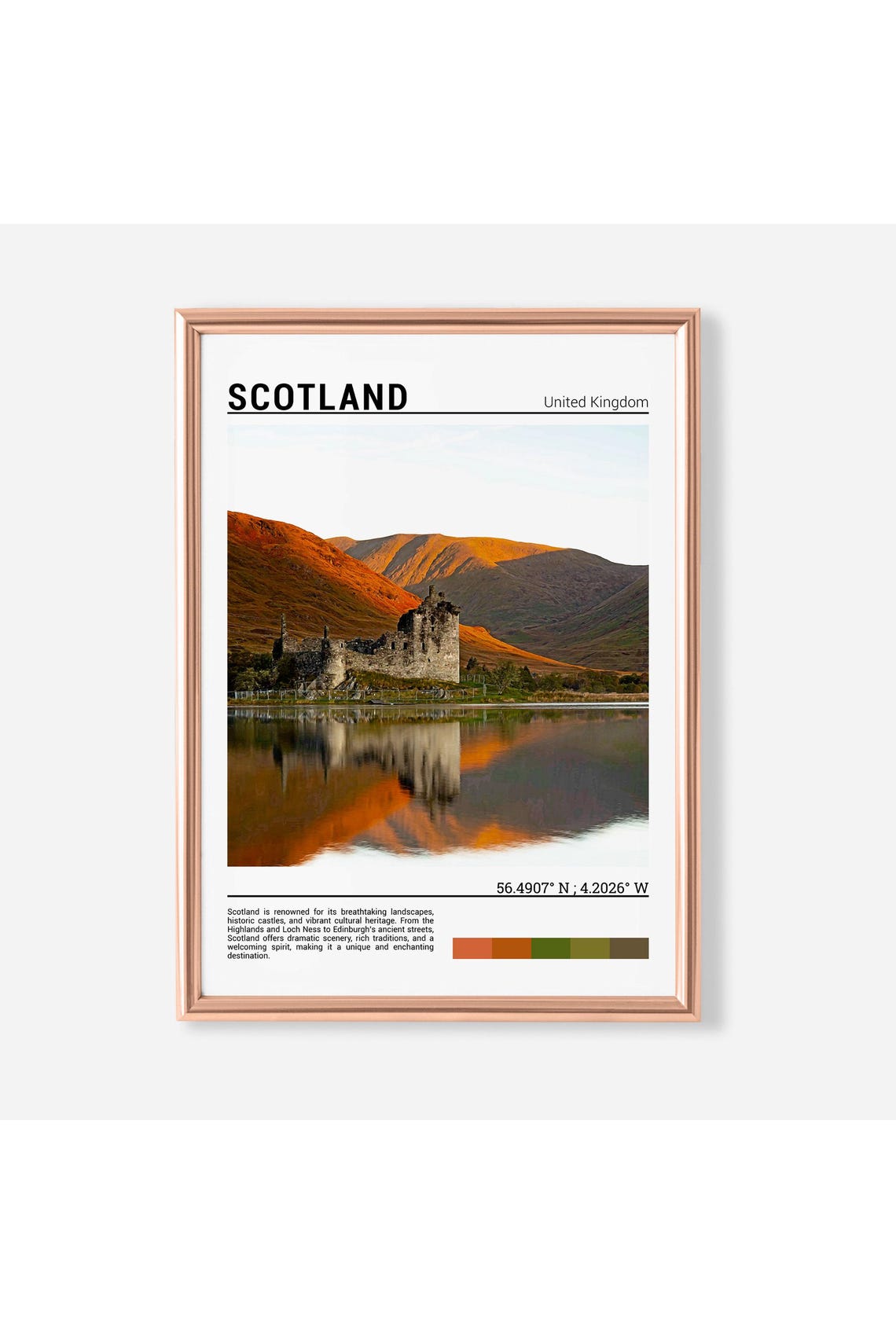 Scotland Print Scotland Poster Scotland Wall Art Scotland Travel Scotland Art Print Scotland Photo United Kingdom Artwork