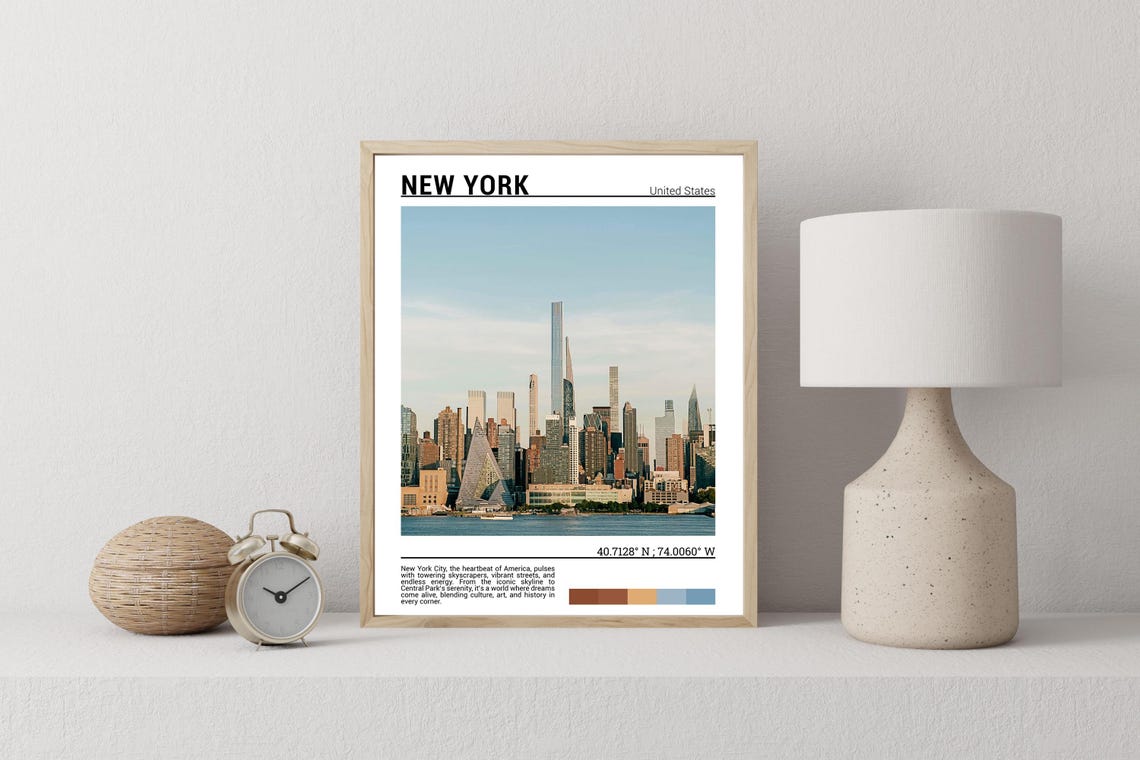 New York Print New York Poster New York Print New York Art New York Travel Gift New York Art New York Usa - Image 2