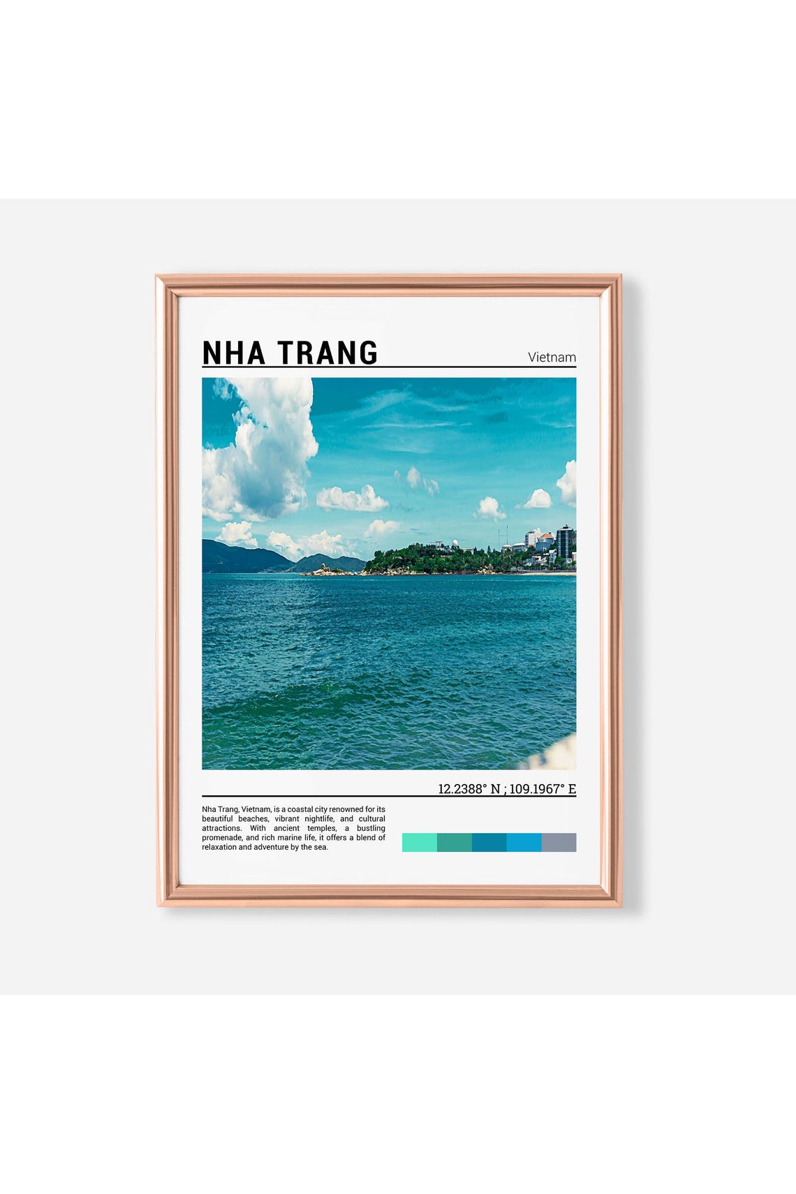 Nha Trang Print Nha Trang Poster Nha Trang Wall Art Nha Trang Travel Nha Trang Art Print Nha Trang Photo Nha Trang Vietnam