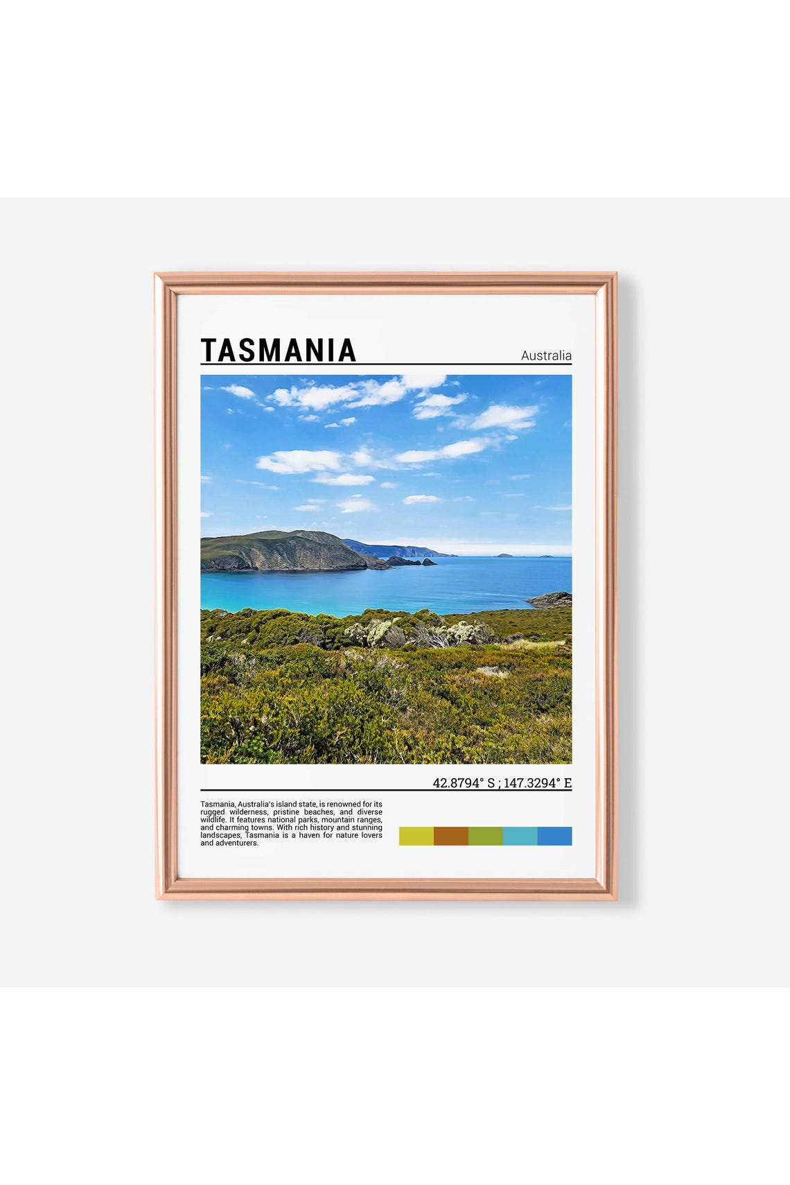 Tasmania Print Tasmania Poster Tasmania Wall Art Tasmania Travel Tasmania Art Print Tasmania Photo Tasmania Artwork