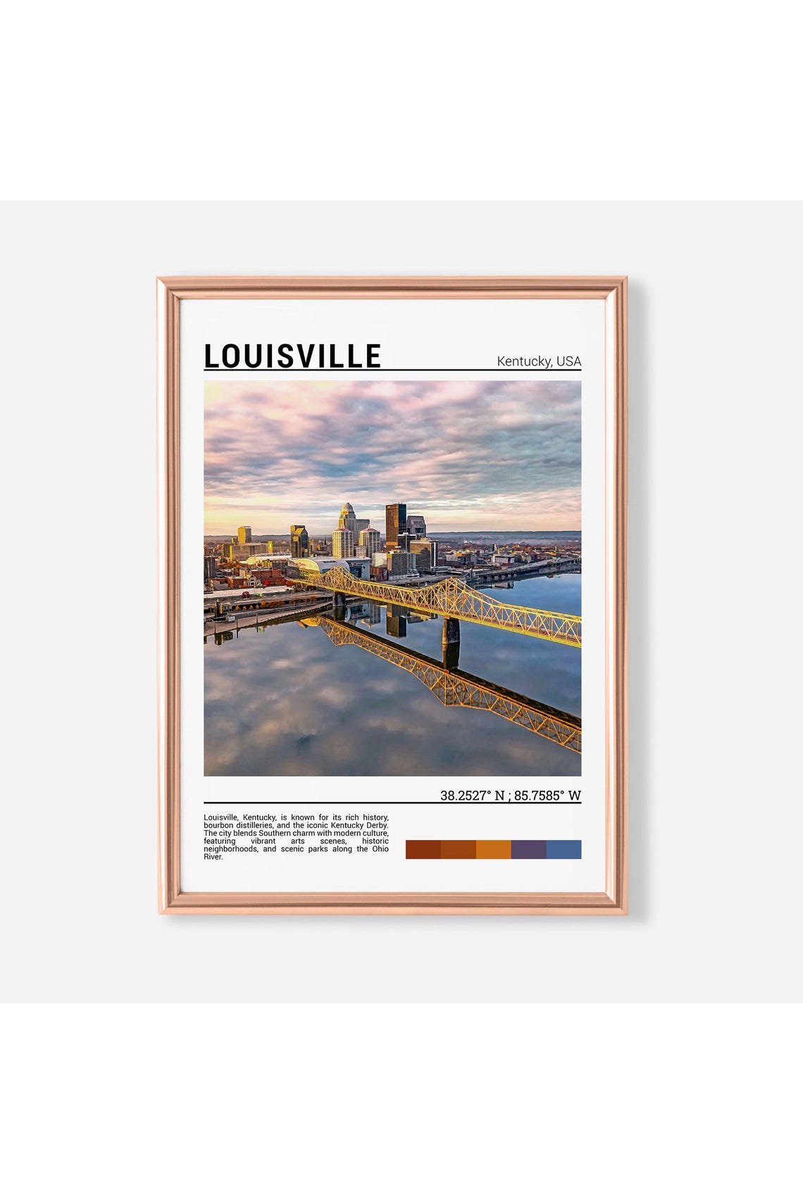 Louisville Print Louisville Poster Louisville Wall Art Louisville Travel Louisville Art Print Louisville Photo Kentucky Artwork