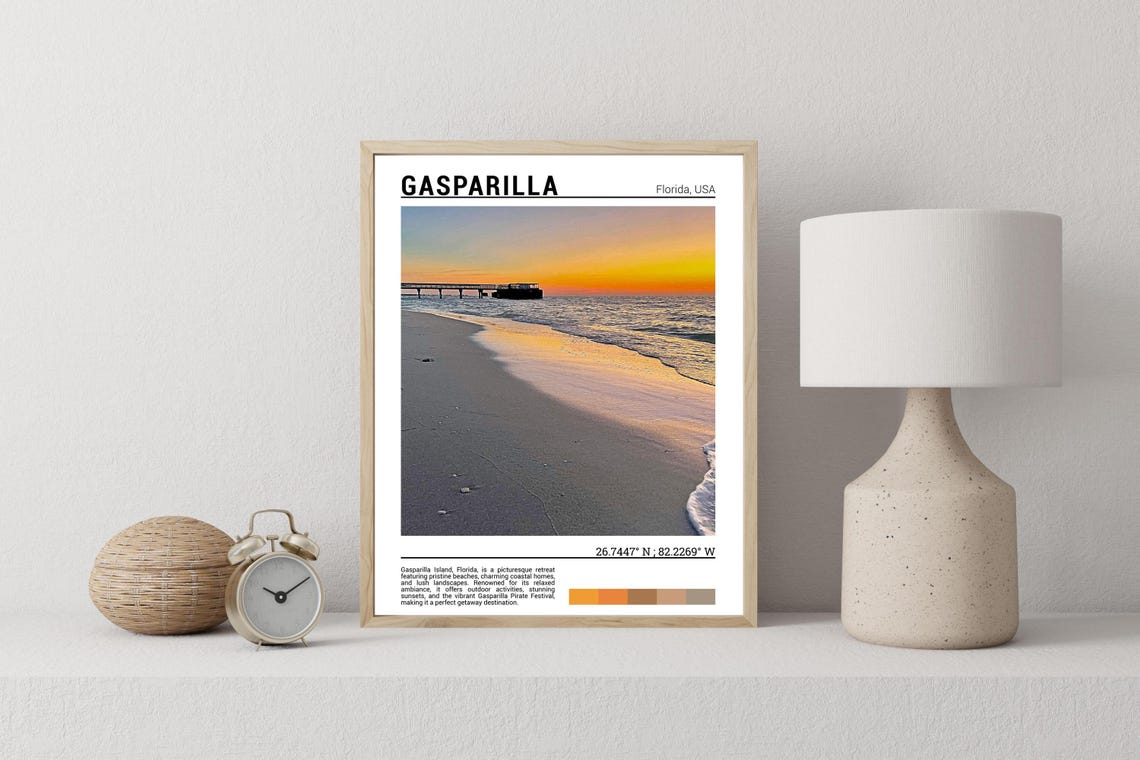 Gasparilla Print Gasparilla Wall Art Gasparilla Photo Gasparilla Poster Print Gasparilla Artwork Florida Travel Gift Usa - Image 2
