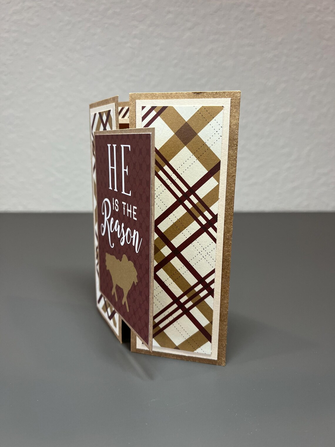 He Is The Reason Christmas Greeting Card - Image 2