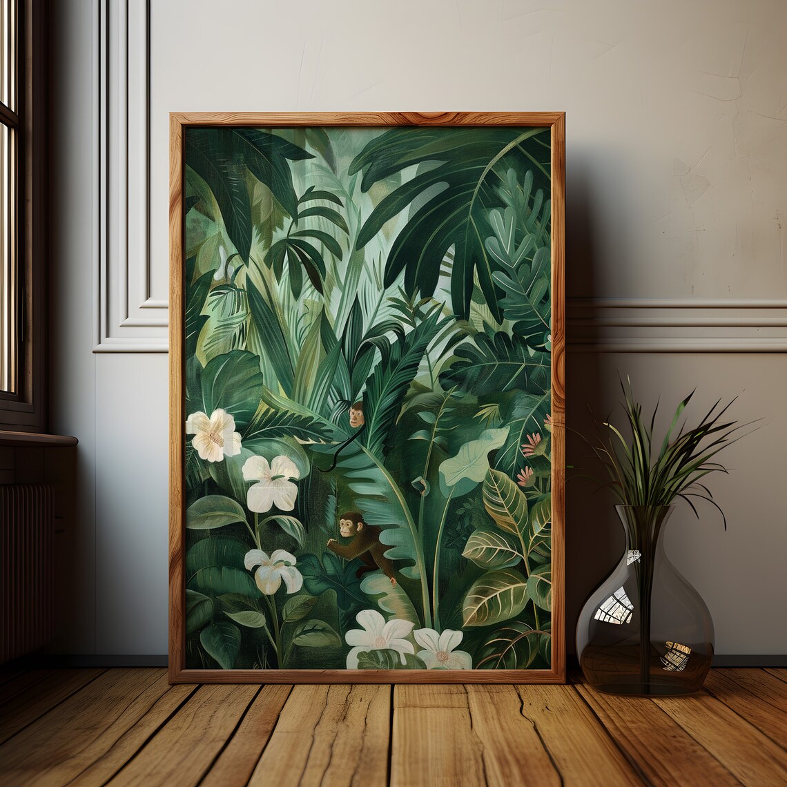 Henri Rousseau The Equatorial Jungle, Vintage Poster - Image 2