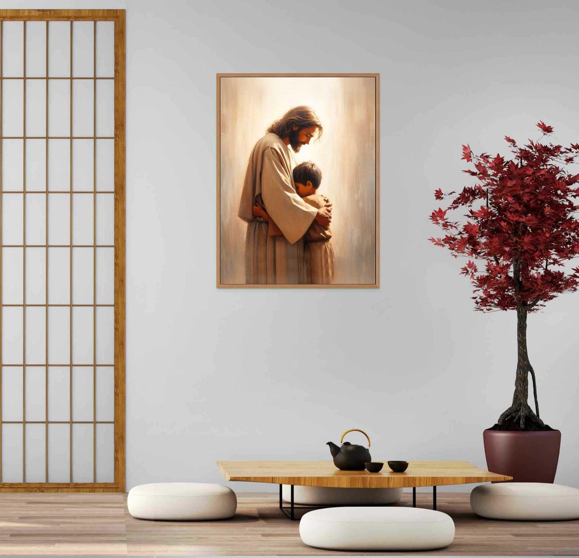 Jesus Will Heal You, Jesus Hugging Boy - Image 5