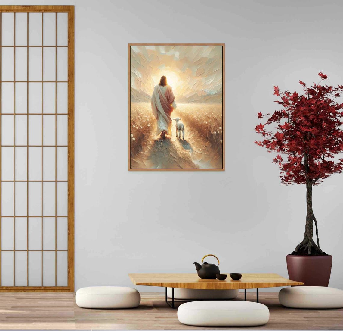 Leave The 99 Christian Art Print, Jesus Shepherd - Image 5