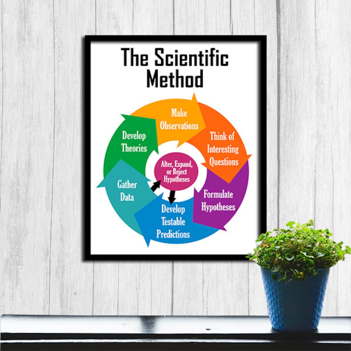 The Scientific Method Classroom Science Art Print