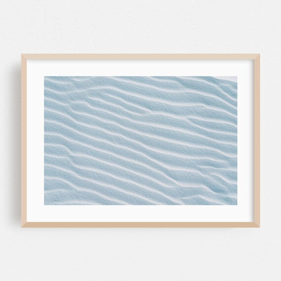 New Mexico Print Abstract Wall Art Minimalist Framed Desert Home Decor Waves Poster Pattern Fine Nature Calm Photography