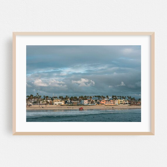 Beach Print Coast Wall Art House Framed Ocean Home Decor Seascape Poster Palm Tree Fine Tropical Photography