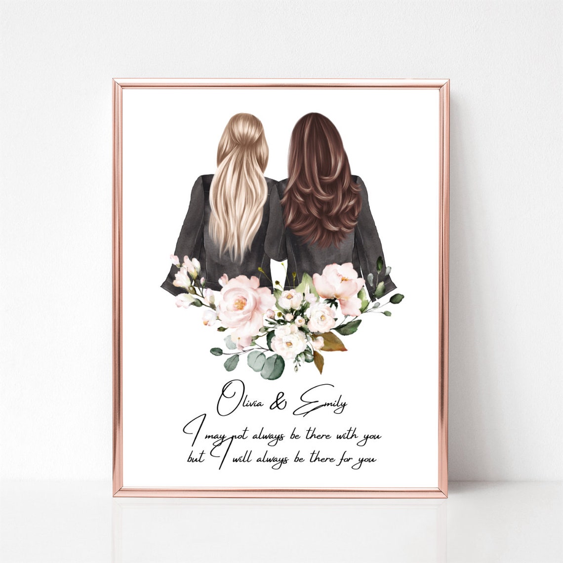 Best Friends From Behind I Will Always Be There For You Poster - Image 2