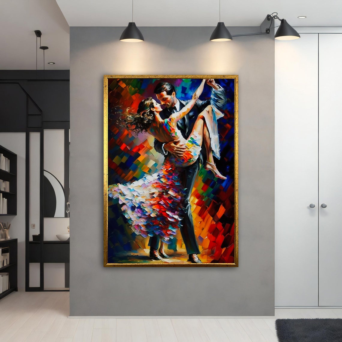 Tango Art Women And Man Art Dance Art Wall Hangings Art Decor For Gift - Image 4