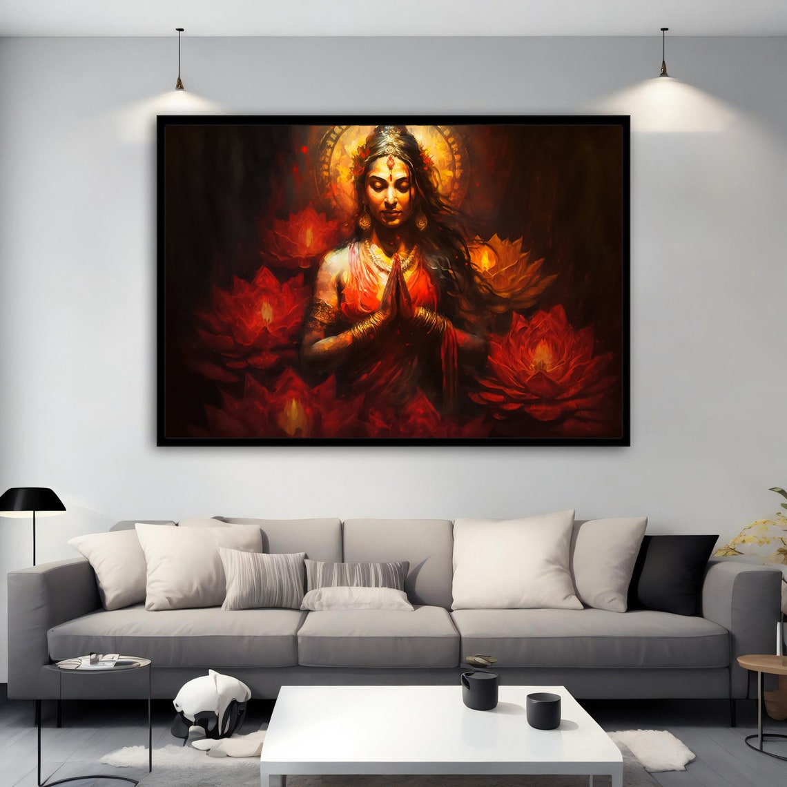 Indian Women Art Beautiful Indian Woman Painting South Asian Art Indian Girl Wall Decor Brown Girl Art