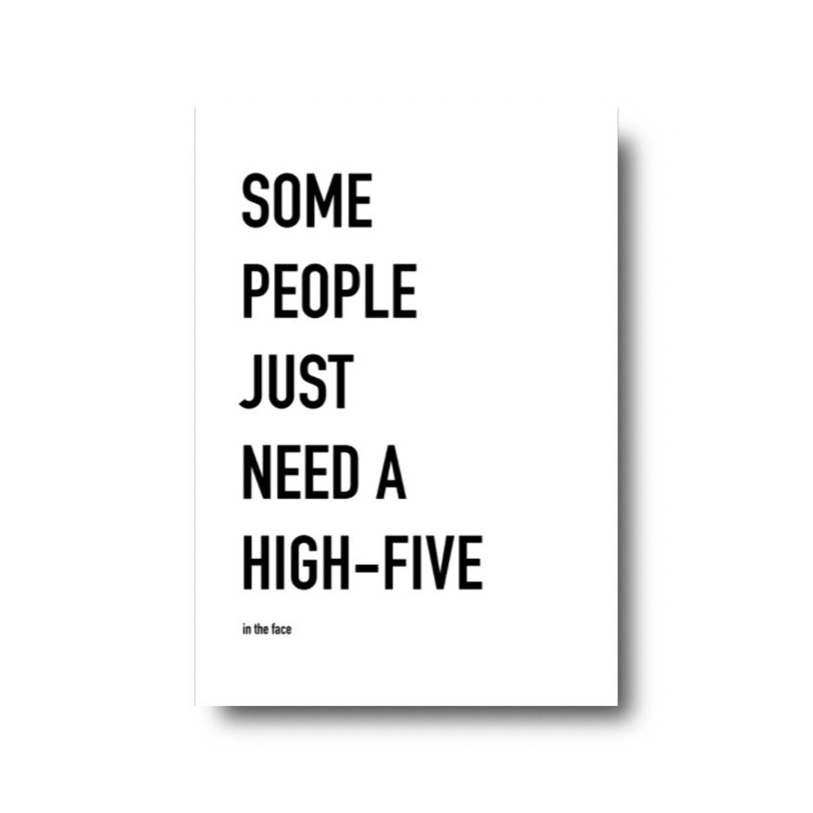 Funny High Five Quote
