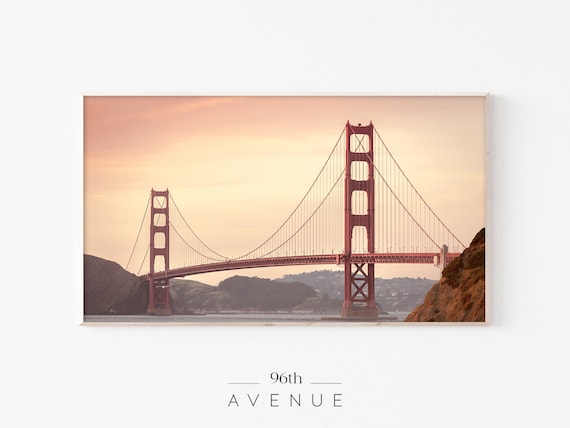 San Francisco Bridge Travel Poster