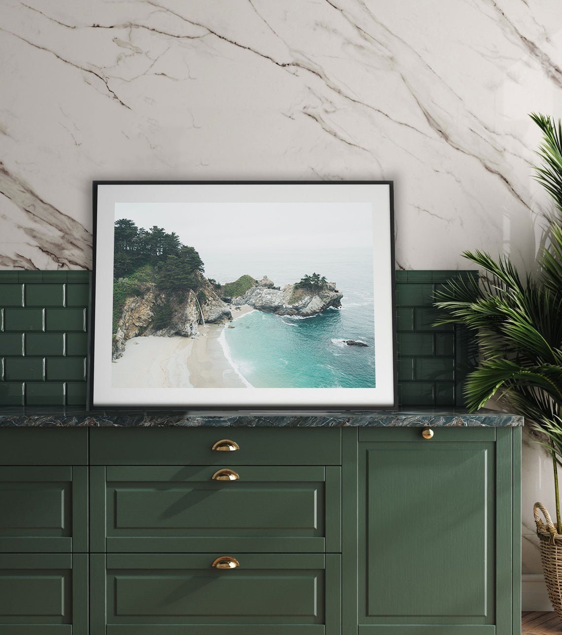 Hawaii Beach Wall Art Tropical Beach Poster Sand Beach Tropical Landscape Wall Art - Image 2