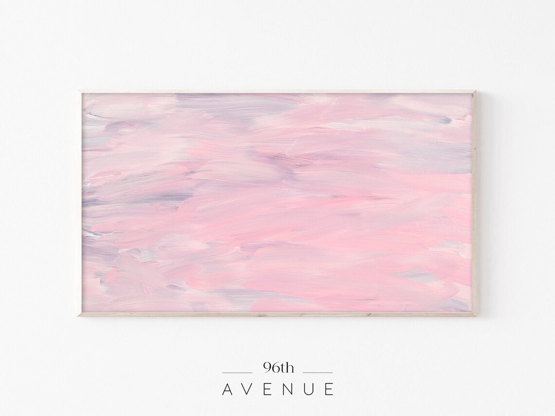 Abstract Spring Oil-Painting-Style Art Print