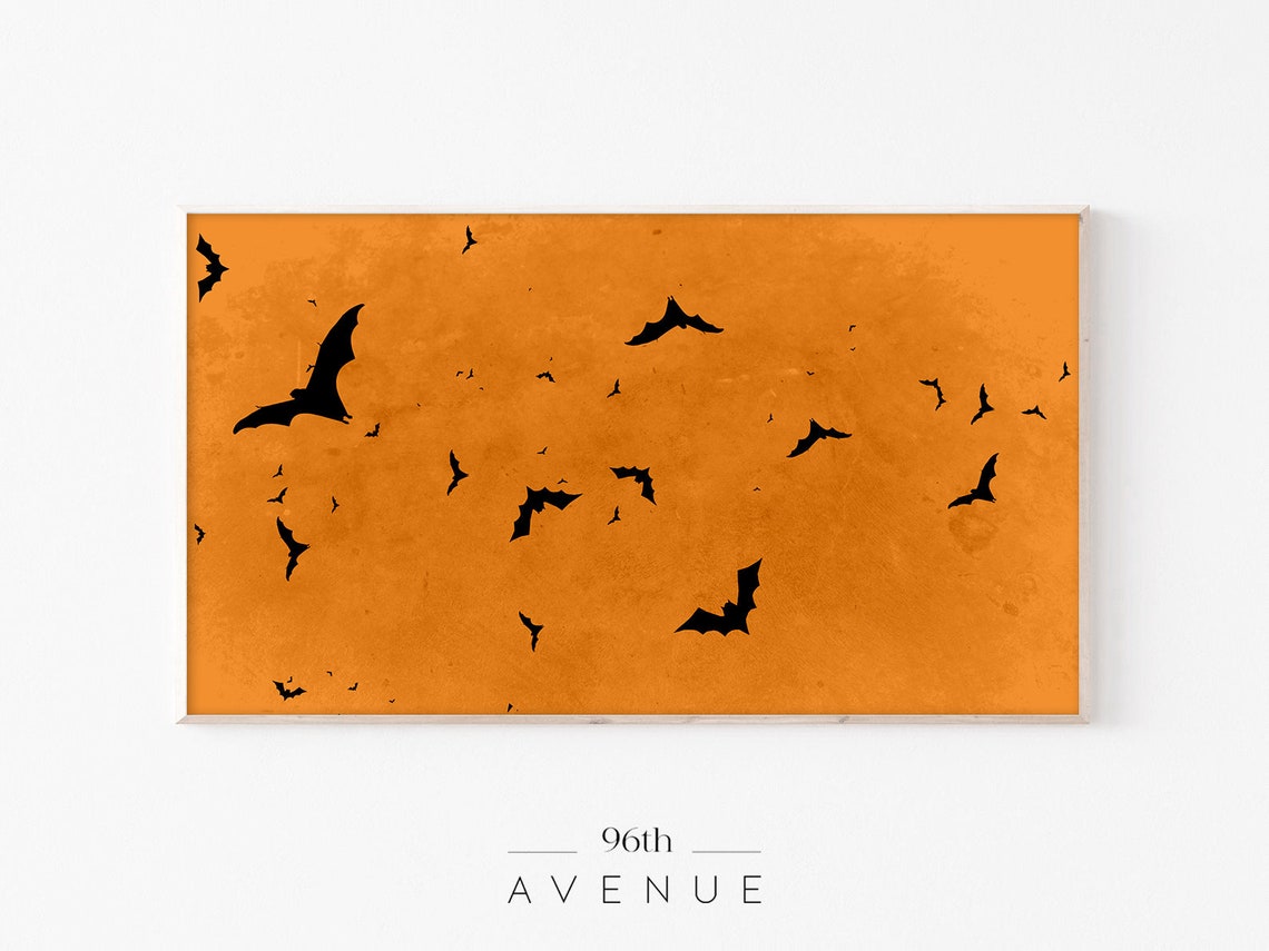 Halloween Bats Art Print